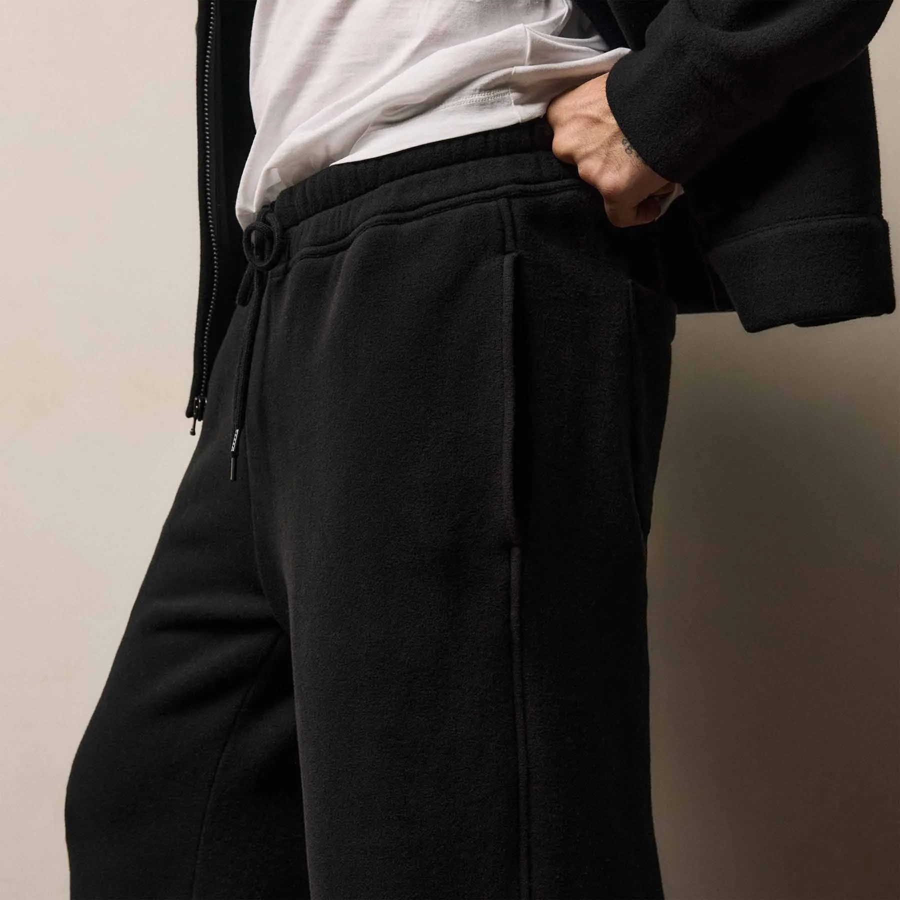 Cozy Straight Sweat Pant - Black sold by James Perse product image thumbnail 3