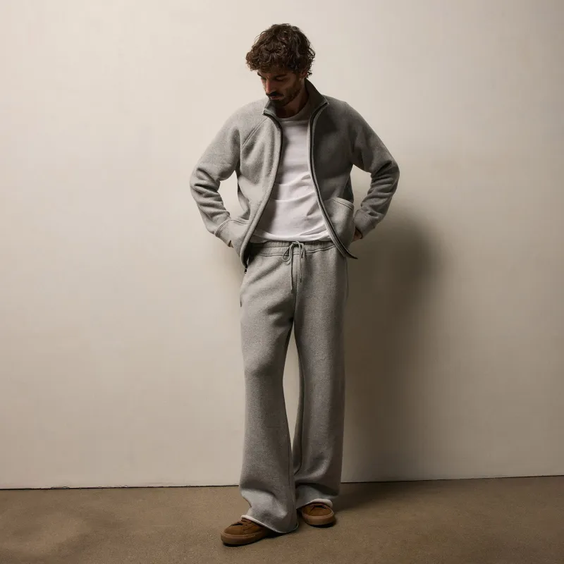 Cozy Straight Sweat Pant - Heather Grey sold by James Perse