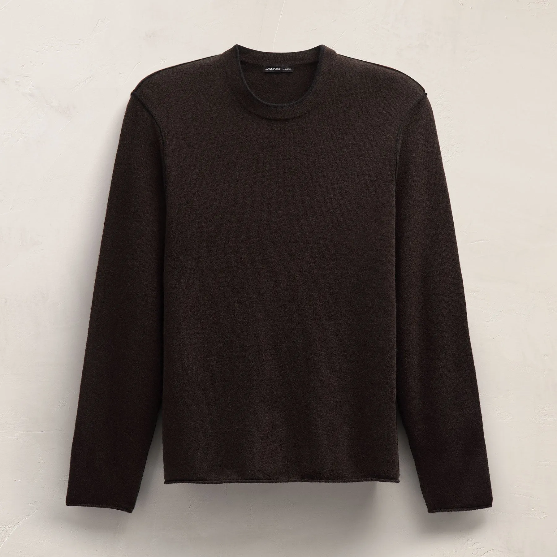 Italian Spun Cashmere Crewneck - Kona/Black sold by James Perse product image thumbnail 2