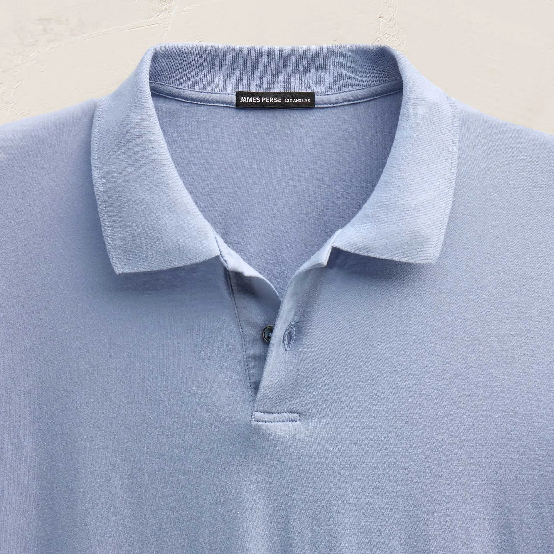 Luxe Lotus Jersey Polo - Ocean sold by James Perse product image thumbnail 2