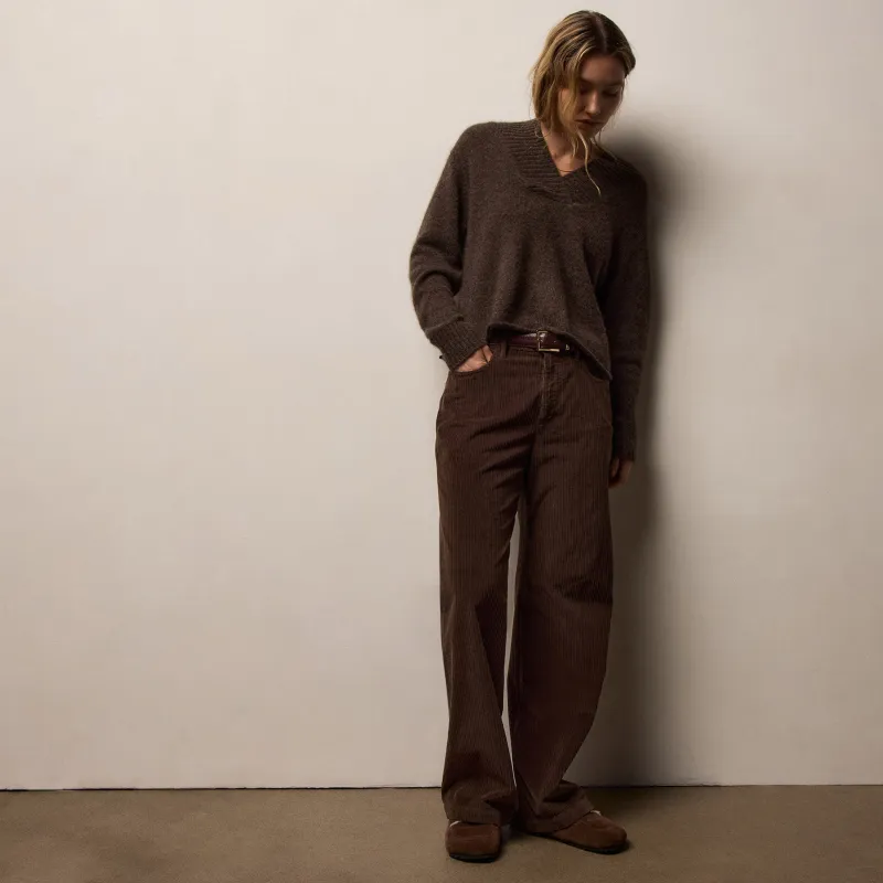 Corduroy Straight Leg Pant - Porcupine sold by James Perse