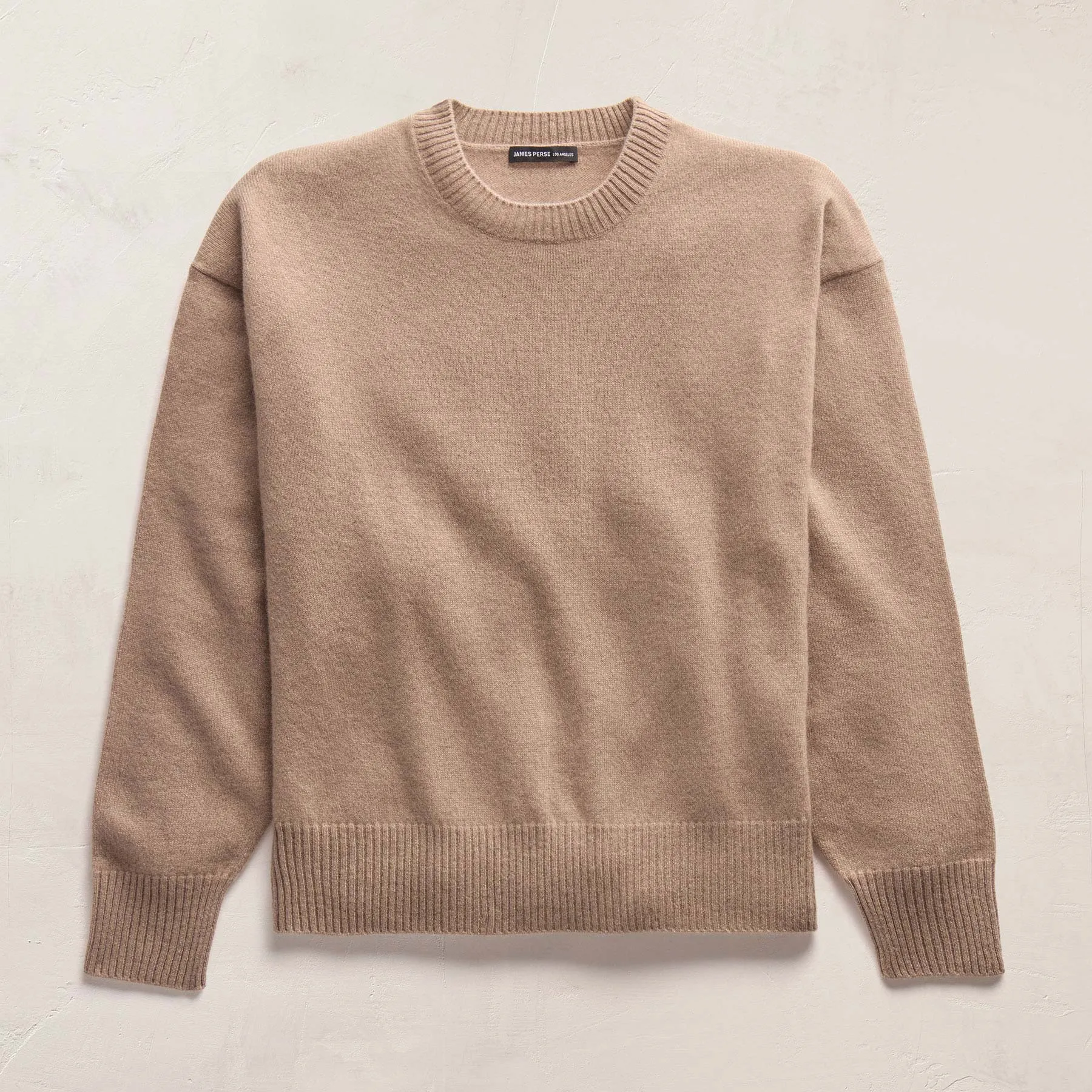 Spun Cashmere Crew Sweater - Coffee sold by James Perse product image thumbnail 2