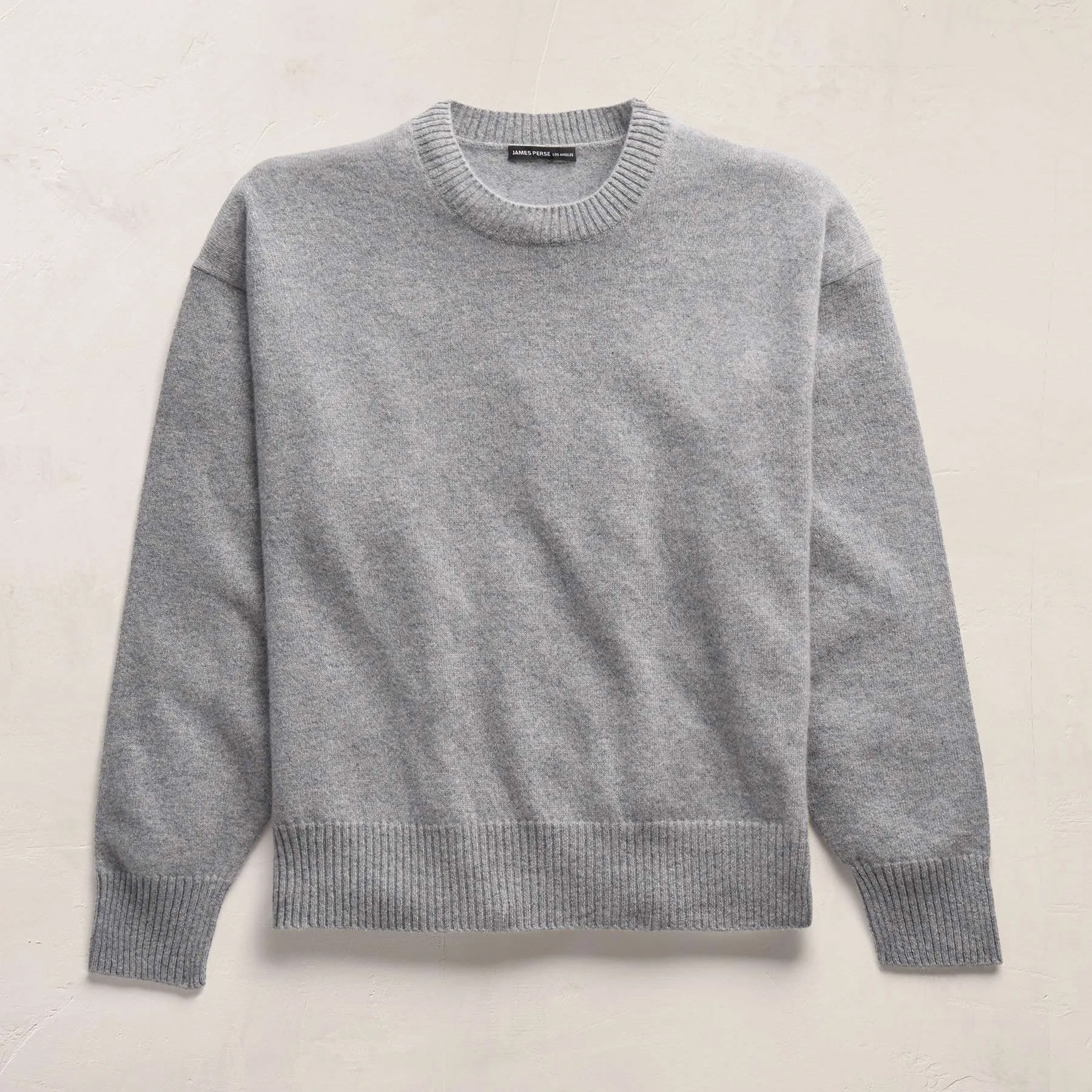 Spun Cashmere Crew Sweater - Heather Grey sold by James Perse product image thumbnail 2