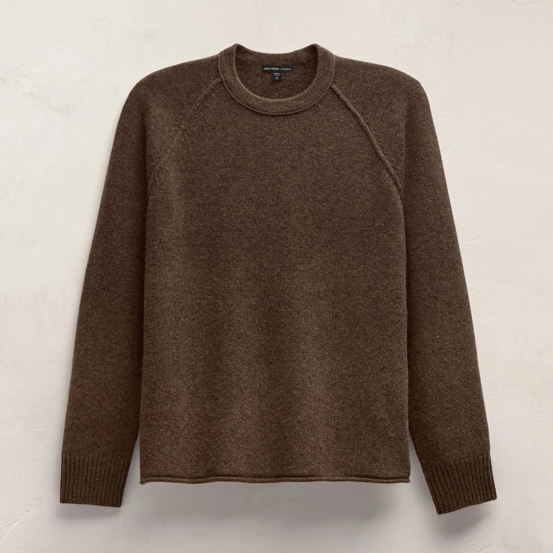 Recycled Cashmere Crew Sweater - Porcupine sold by James Perse product image thumbnail 2