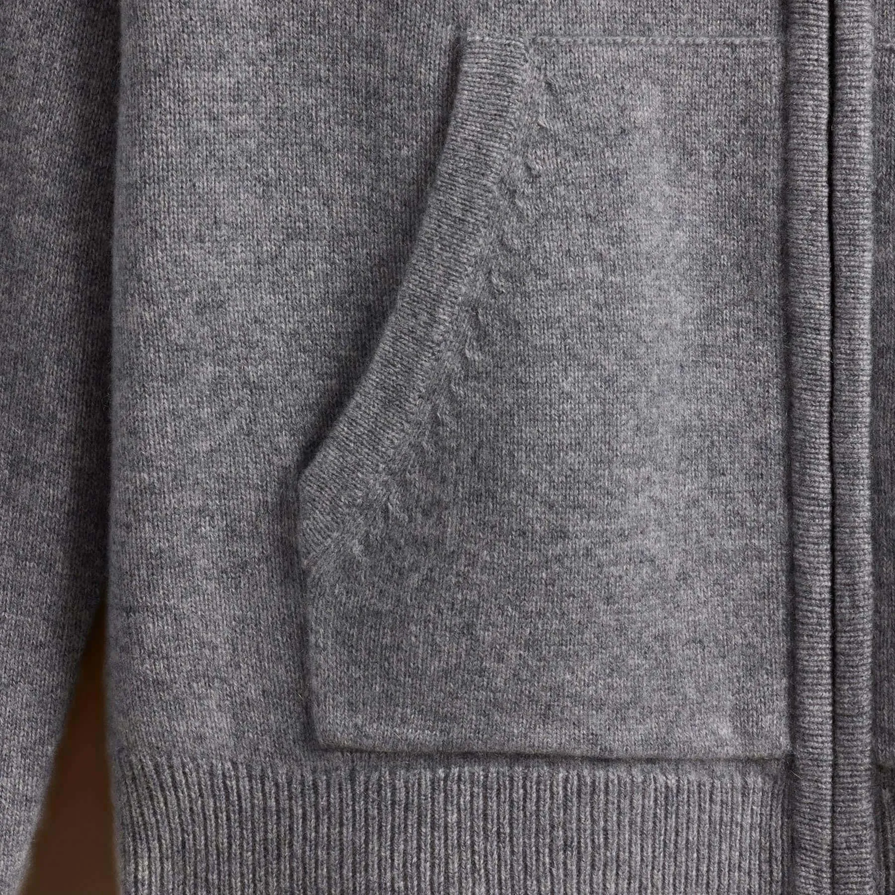 Recycled Cashmere Track Jacket - Heather Grey sold by James Perse product image thumbnail 4