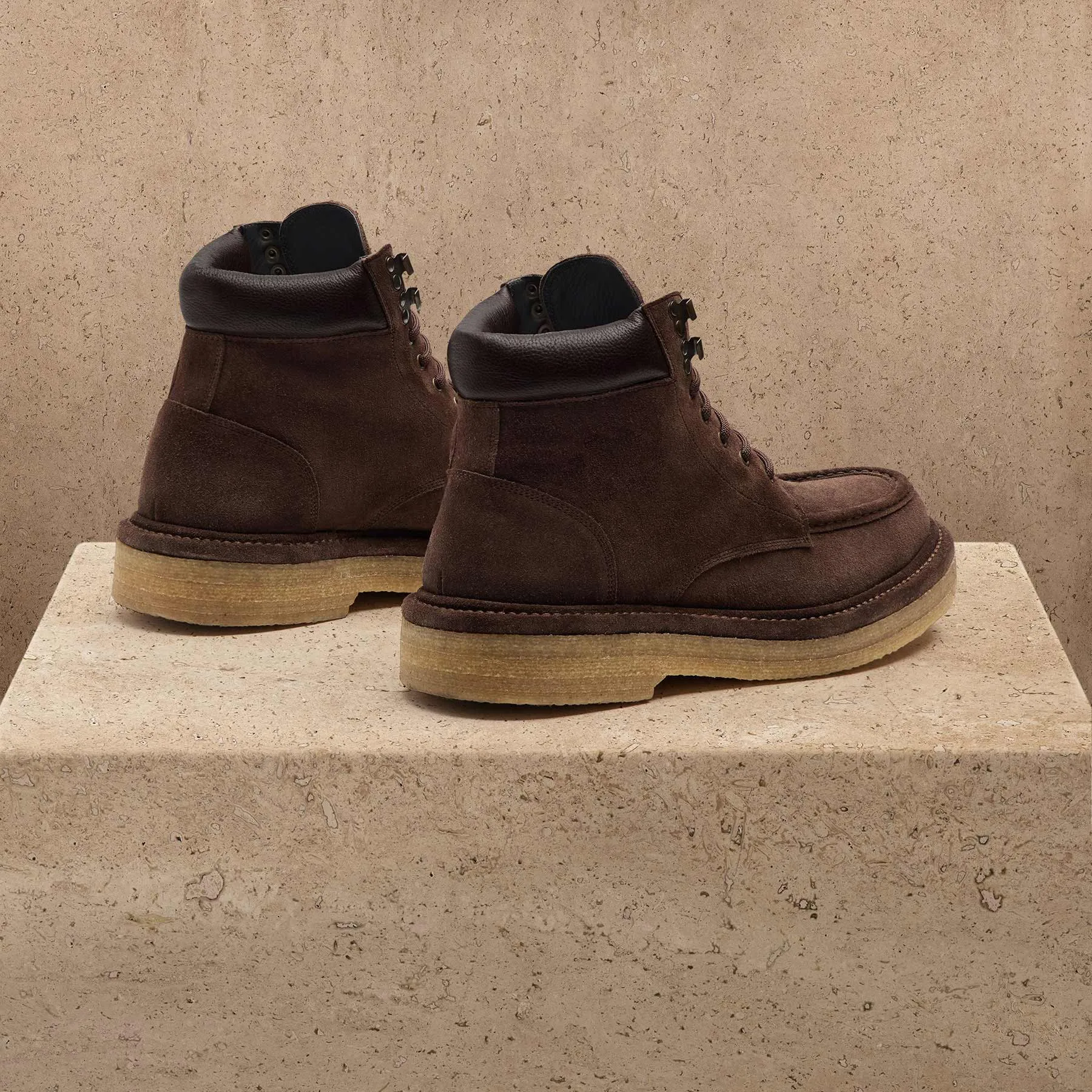 Men's Suede Work Boot - Cafe sold by James Perse product image thumbnail 5