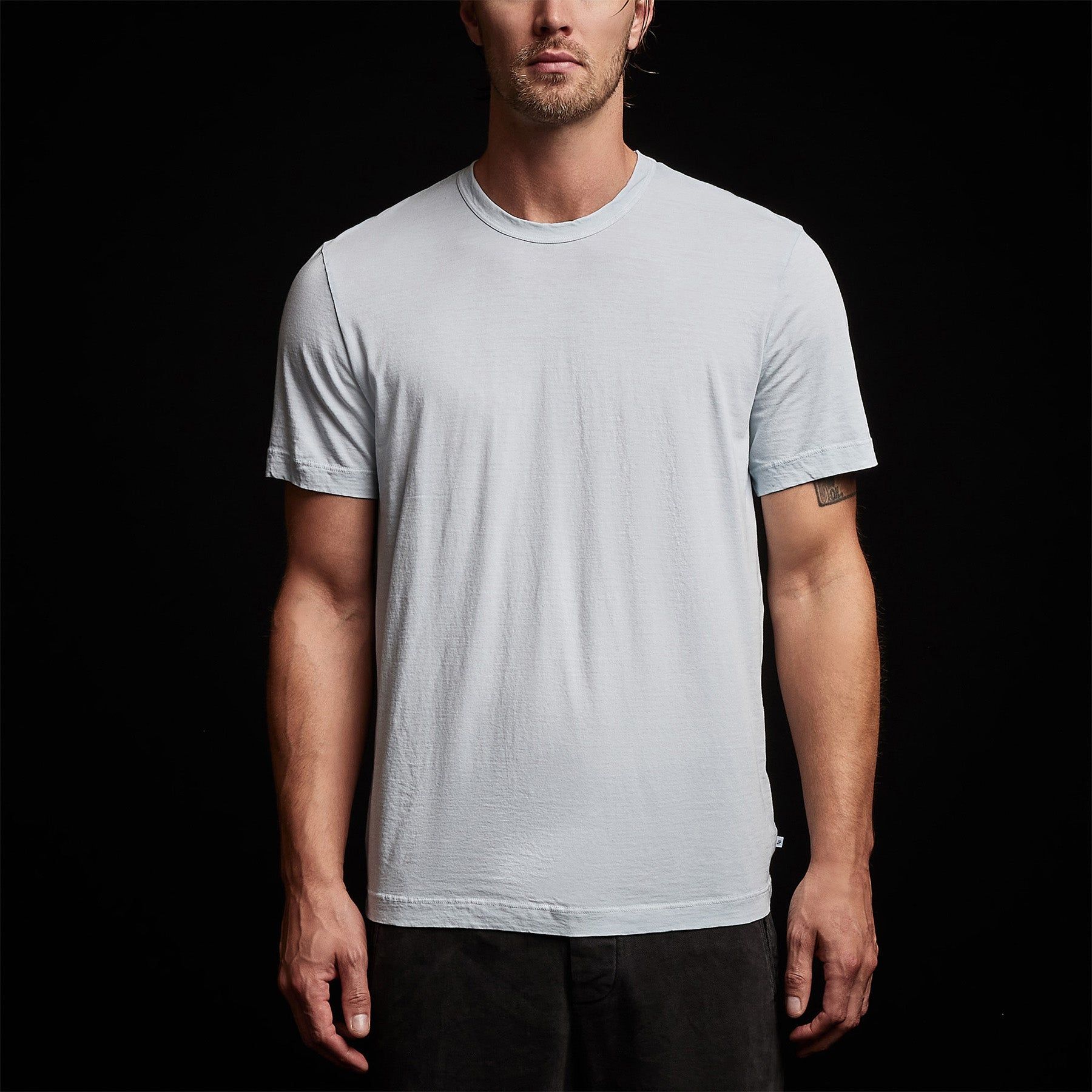 Short Sleeve Crew Neck - Baby Blue Pigment sold by James Perse product image thumbnail 4