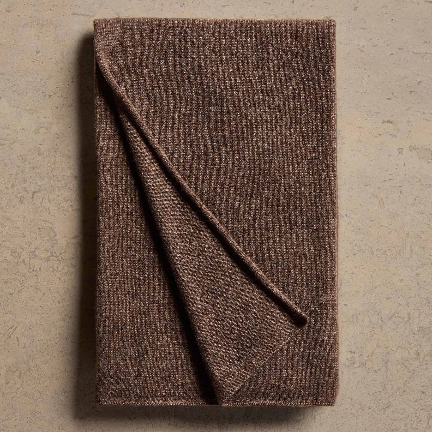 Open Knit Cashmere Scarf - Brownstone sold by James Perse
