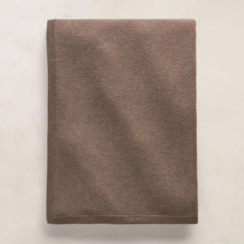Recycled Cashmere Blanket - Mid Brown sold by James Perse