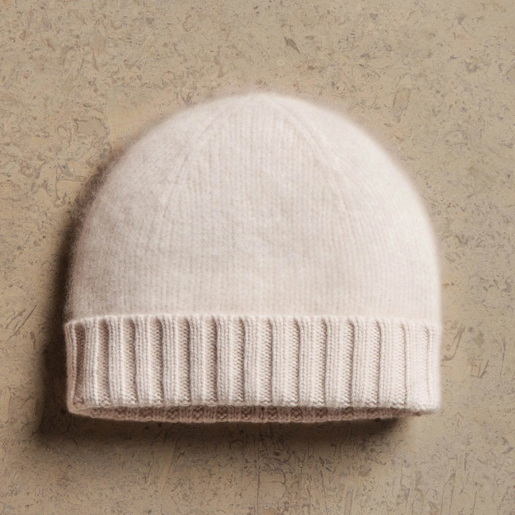 Recycled Cashmere Beanie - Pearl sold by James Perse