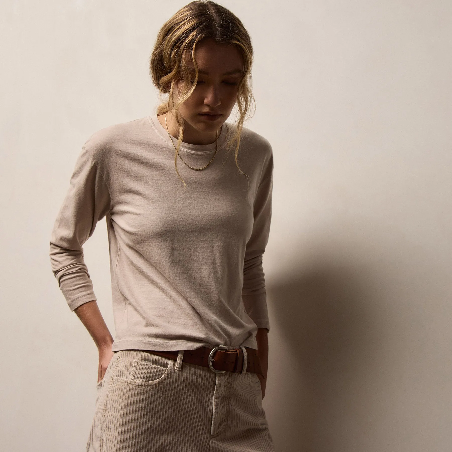 Vintage Boxy Tee - Stone Pigment sold by James Perse