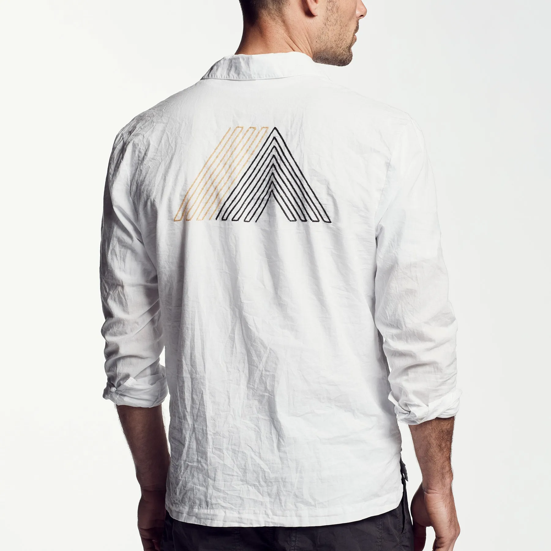 Cotton Lawn Utility Shirt - White sold by James Perse product image thumbnail 3