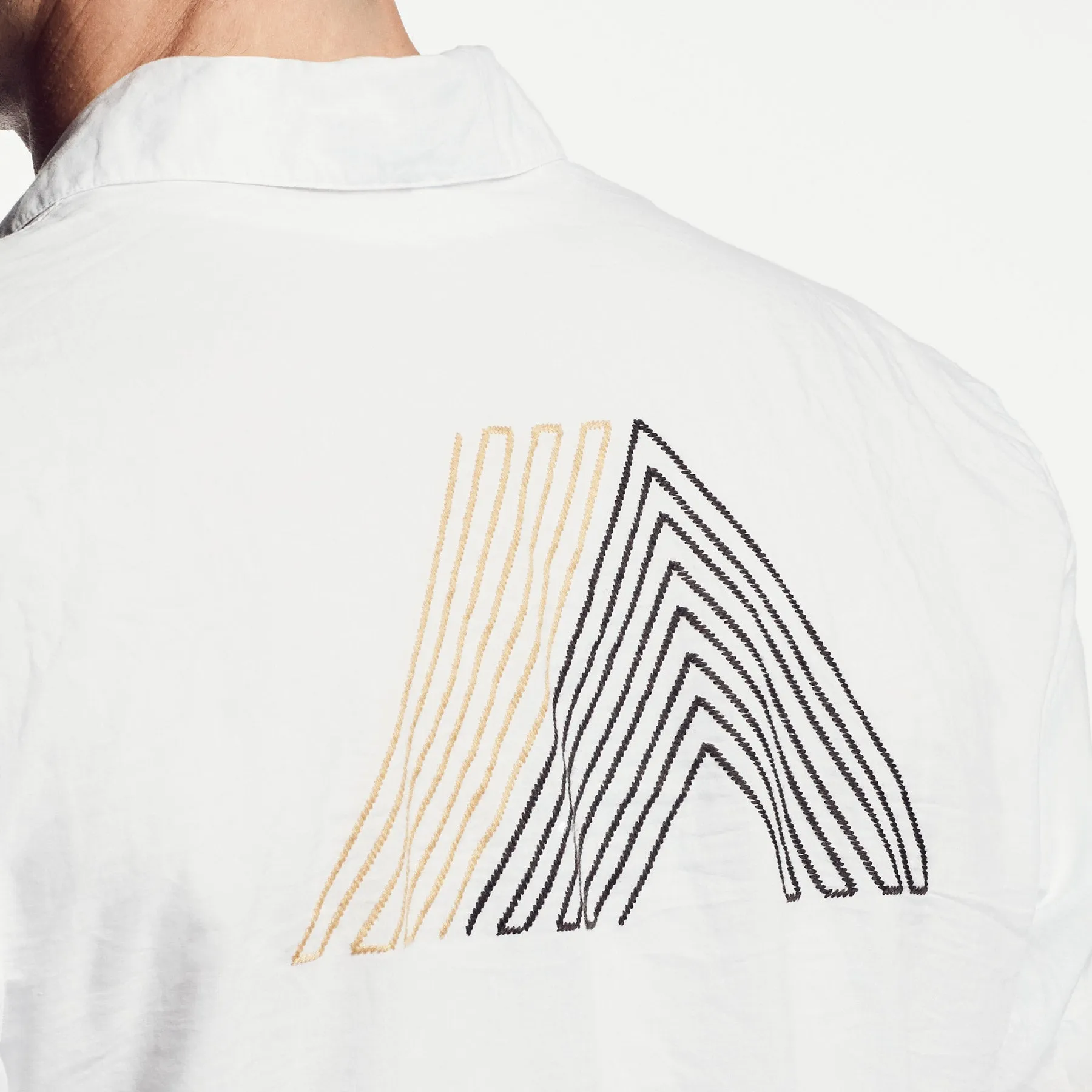 Cotton Lawn Utility Shirt - White sold by James Perse product image thumbnail 5