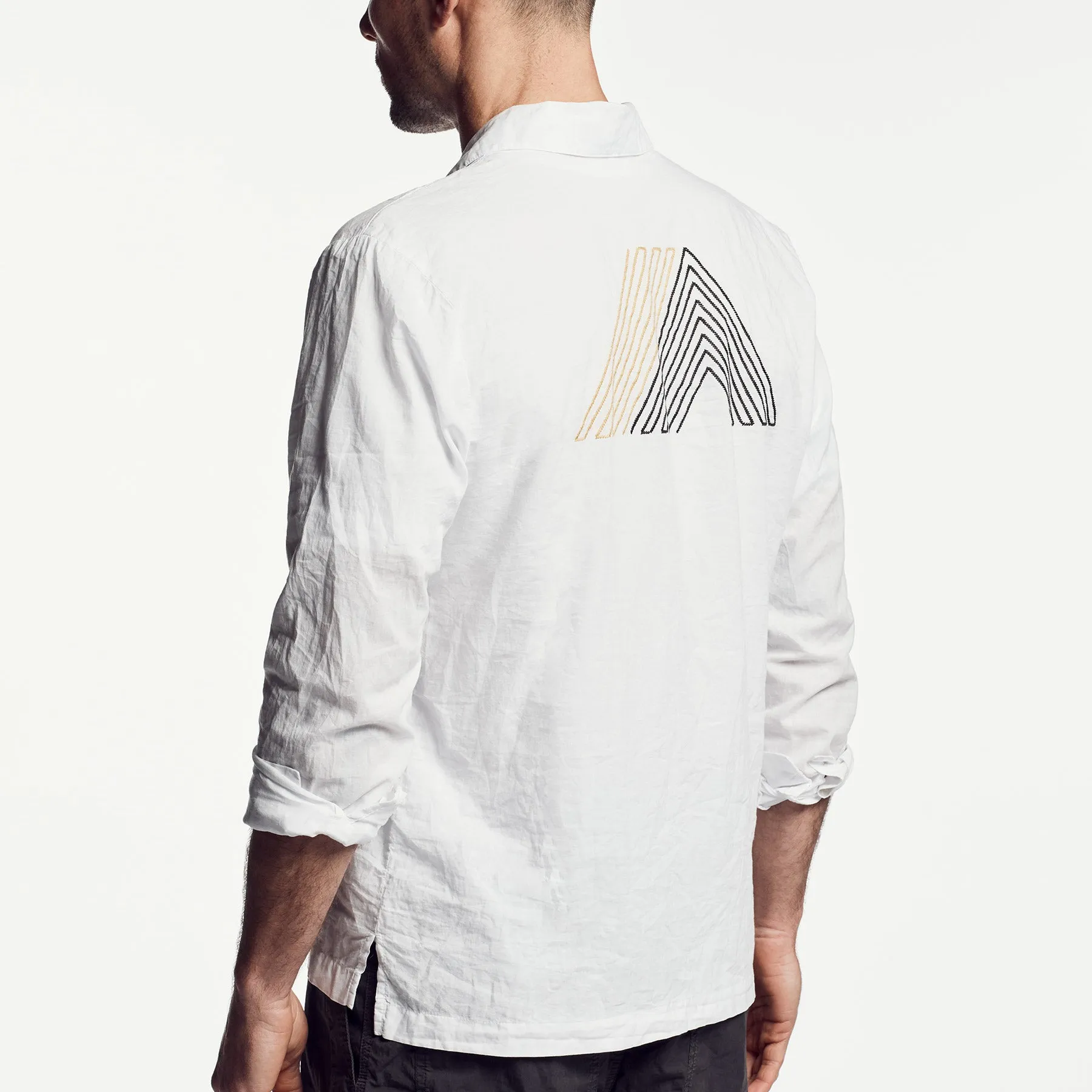 Cotton Lawn Utility Shirt - White sold by James Perse product image thumbnail 2