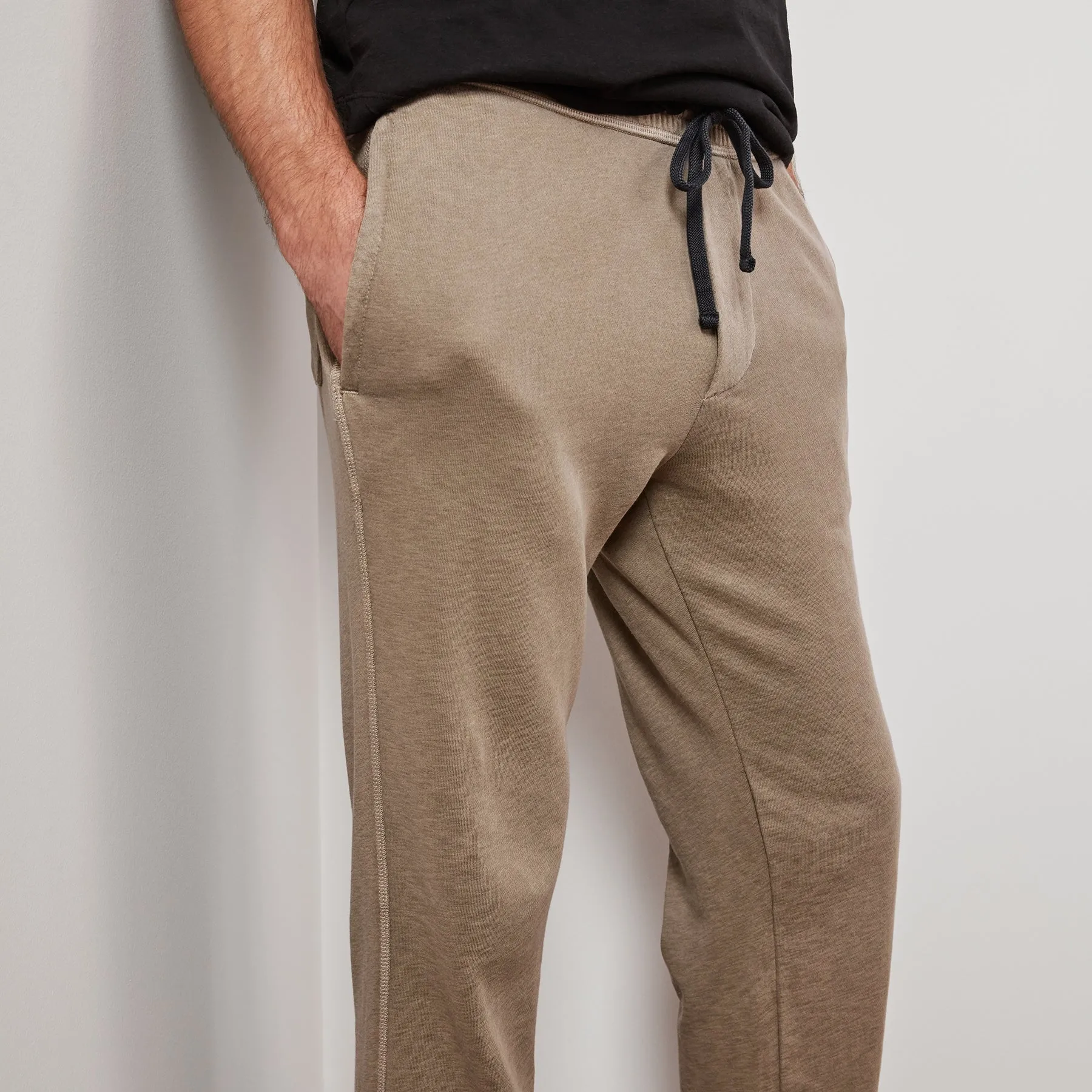 Vintage French Terry Sweatpant - Fawn Pigment sold by James Perse product image thumbnail 5