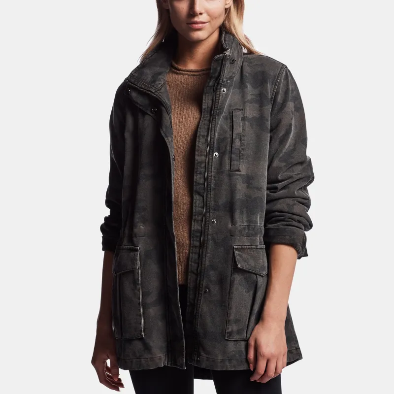 Camo Utility Jacket - Artillery Camo sold by James Perse