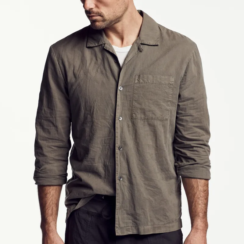 Cotton Lawn Utility Shirt - Marjoram Pigment made by James Perse