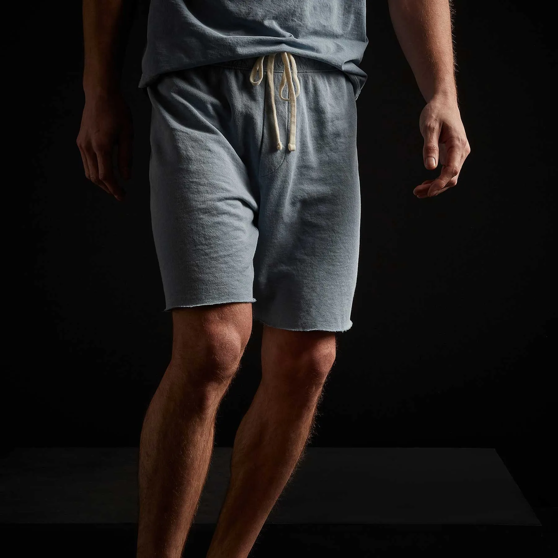 Vintage French Terry Contrast Waist Short - Bluestone Pigment sold by James Perse product image thumbnail 2