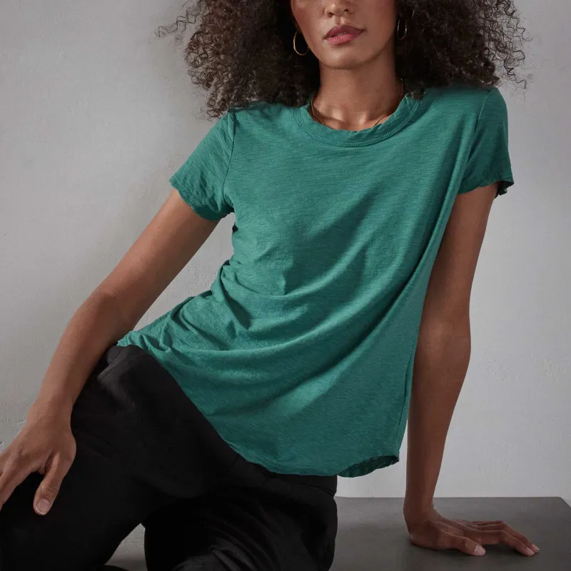 Sheer Slub Crew Neck Tee - Fuji sold by James Perse