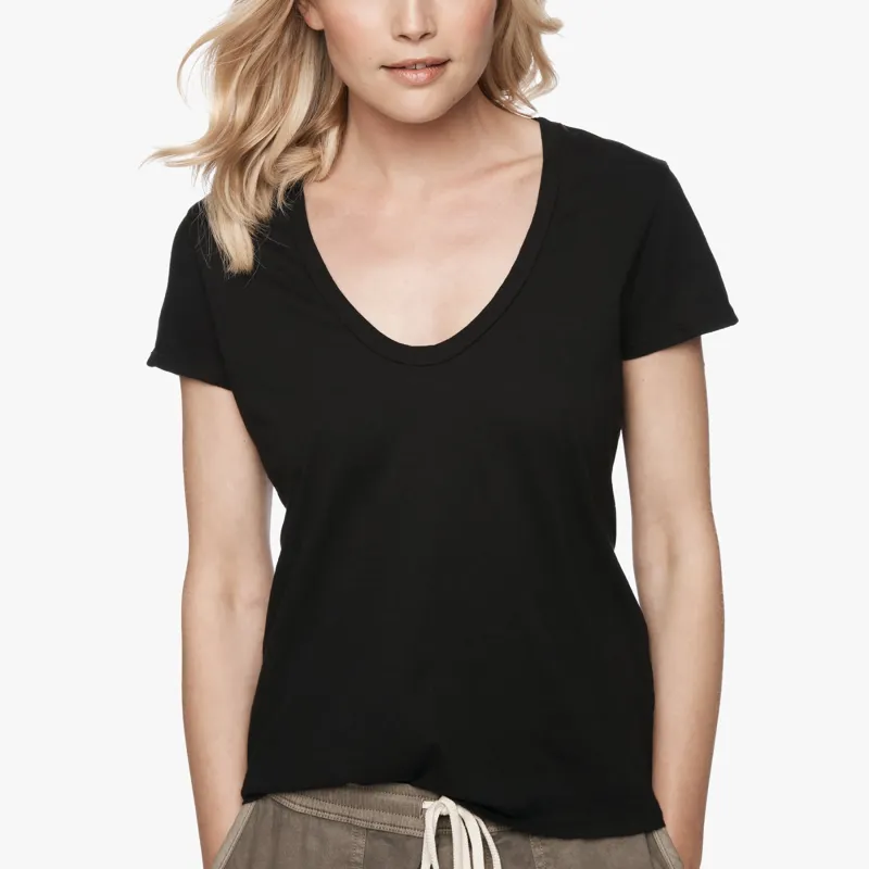 Relaxed Casual Tee - Black sold by James Perse