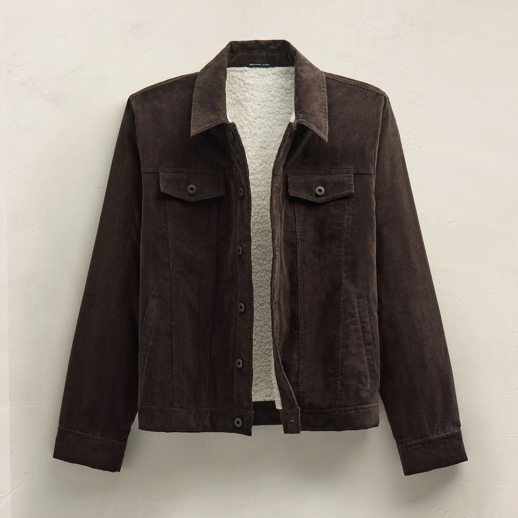 Corduroy Sherpa Trucker Jacket - Kona sold by James Perse product image thumbnail 2