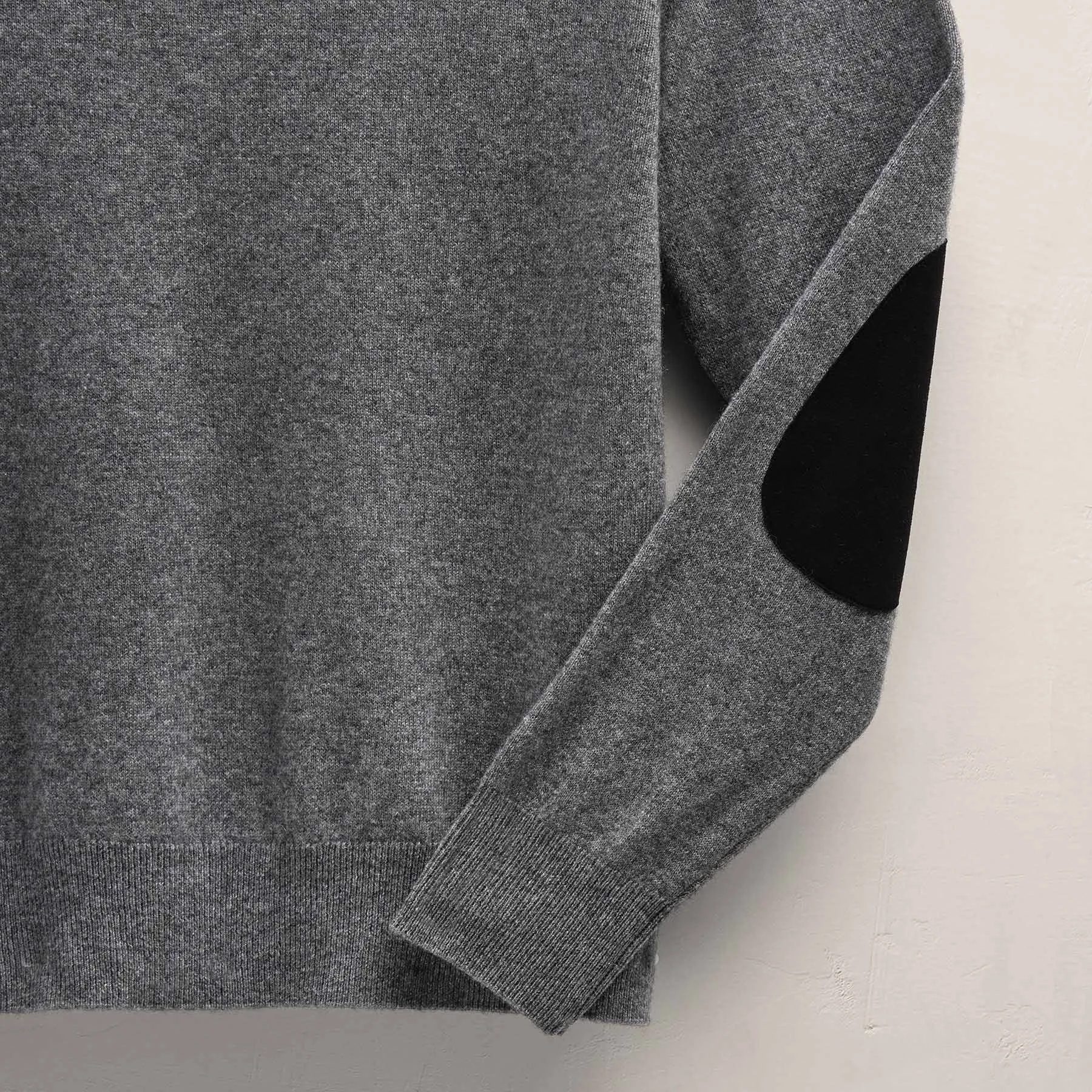 Italian Spun Cashmere Sweater - Mid Grey sold by James Perse product image thumbnail 4