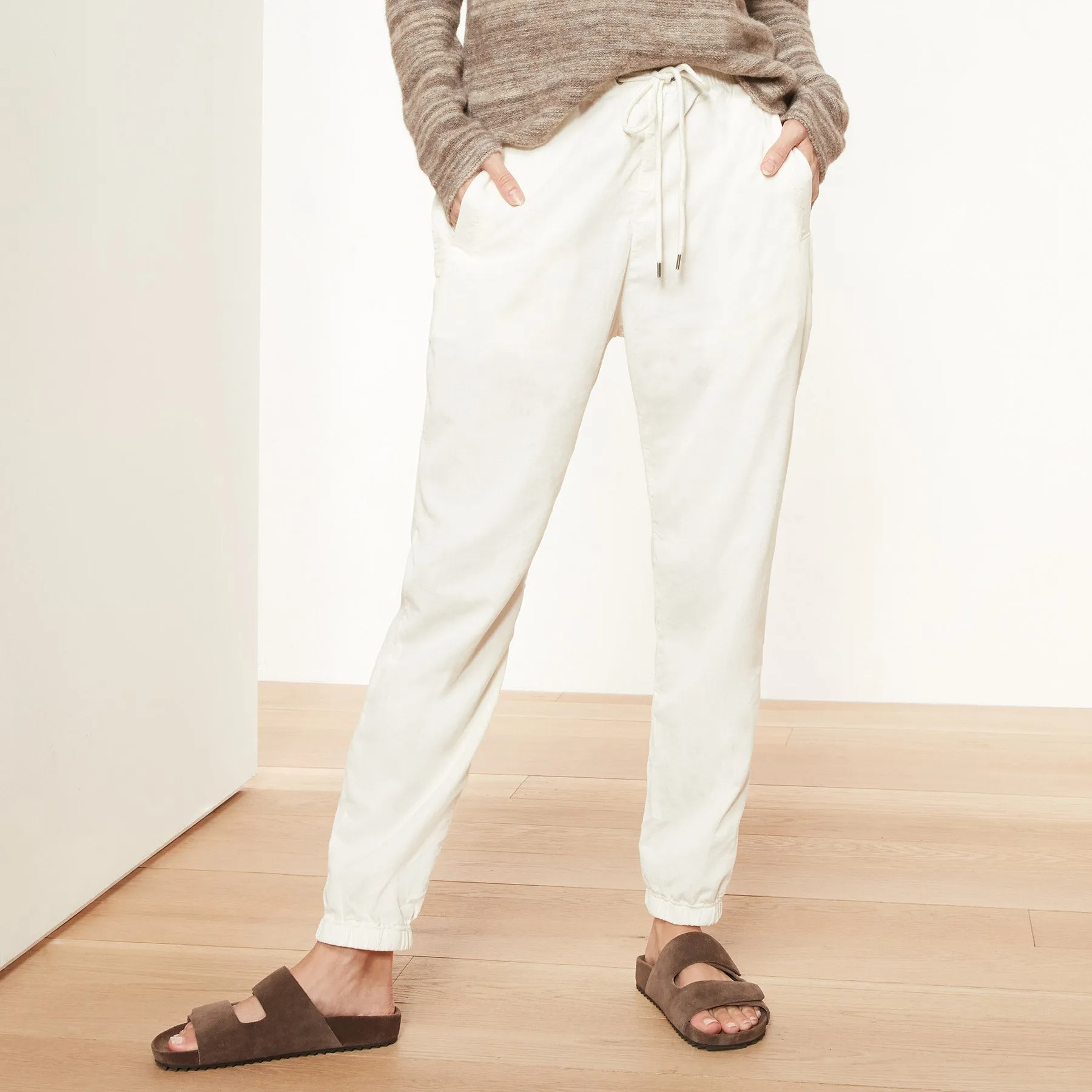 Fine Corduroy Pant - Ivory Pigment sold by James Perse product image thumbnail 2