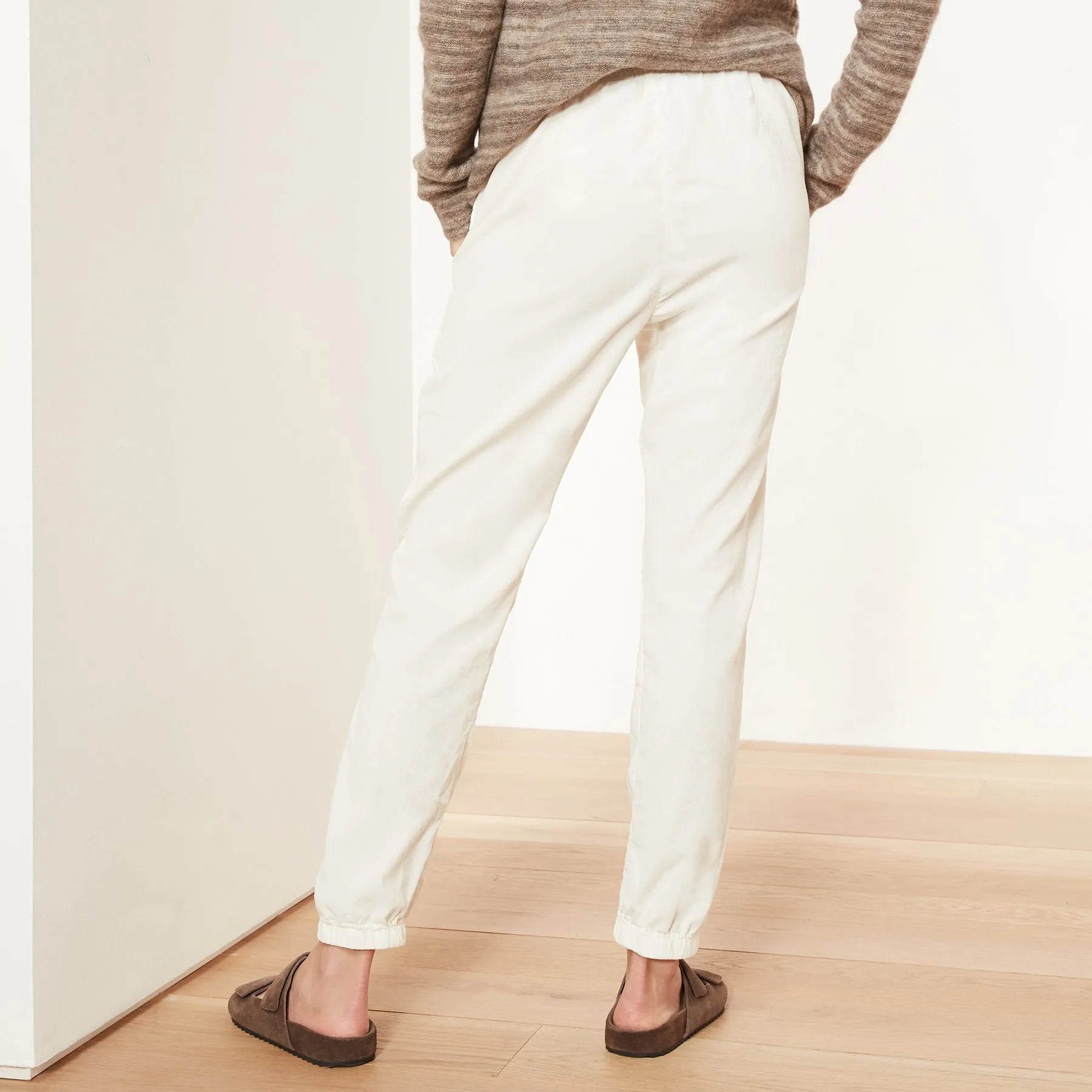 Fine Corduroy Pant - Ivory Pigment sold by James Perse product image thumbnail 4