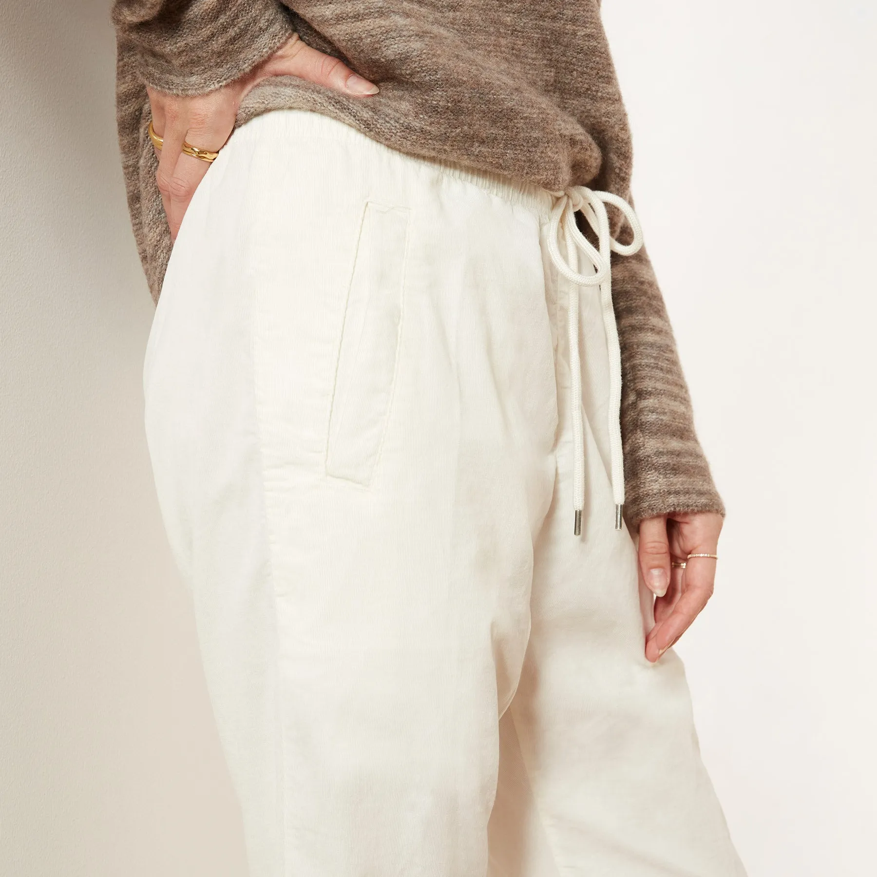 Fine Corduroy Pant - Ivory Pigment sold by James Perse product image thumbnail 5