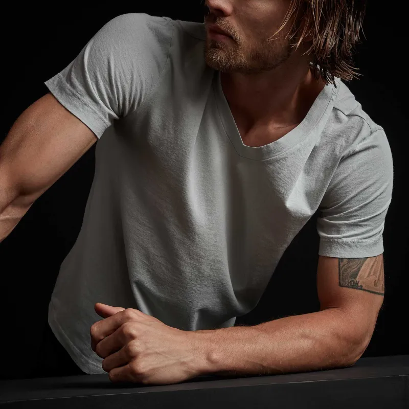 Short Sleeve V Neck - Foam sold by James Perse