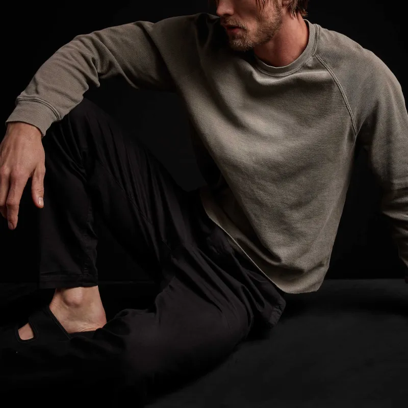 Long Sleeve Thermal Raglan - Greystone Pigment sold by James Perse