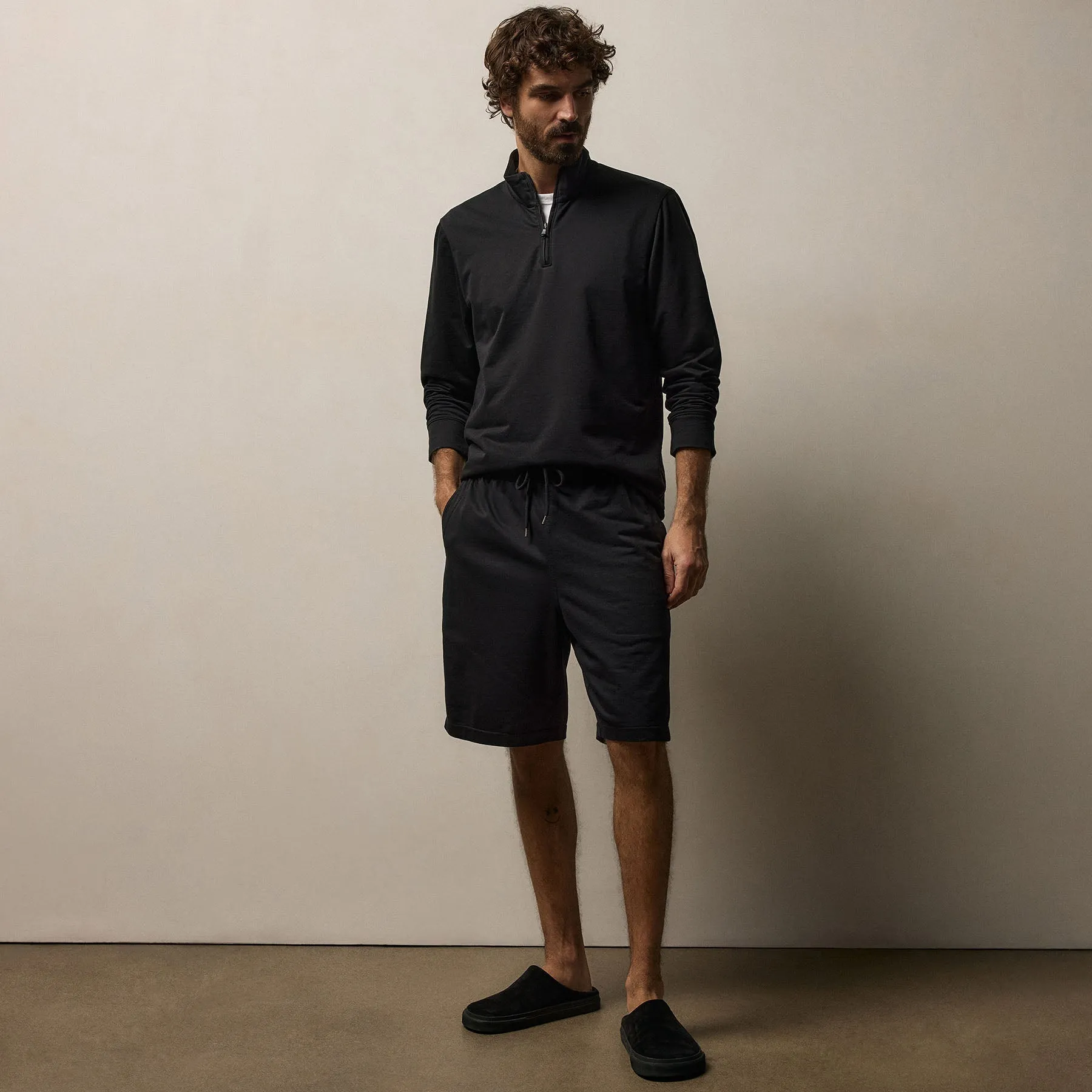 Fine French Terry Short - Black sold by James Perse product image thumbnail 3