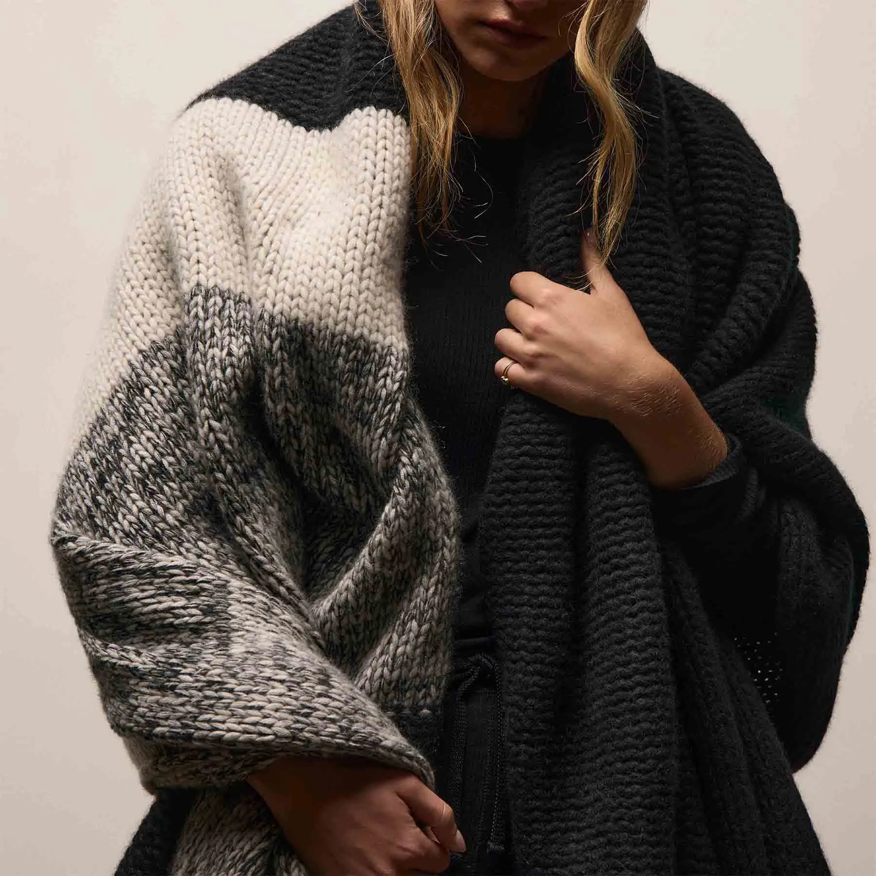 Wool Rib Lounge Pant - Black sold by James Perse product image thumbnail 3