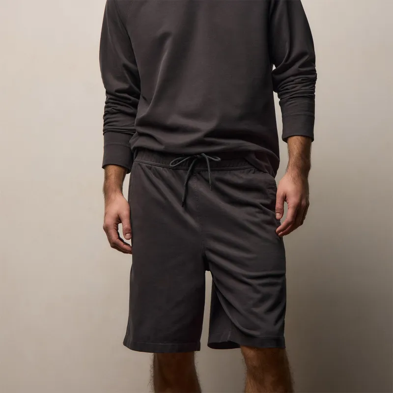 Organic Sueded Jersey Sweat Short - Magma sold by James Perse