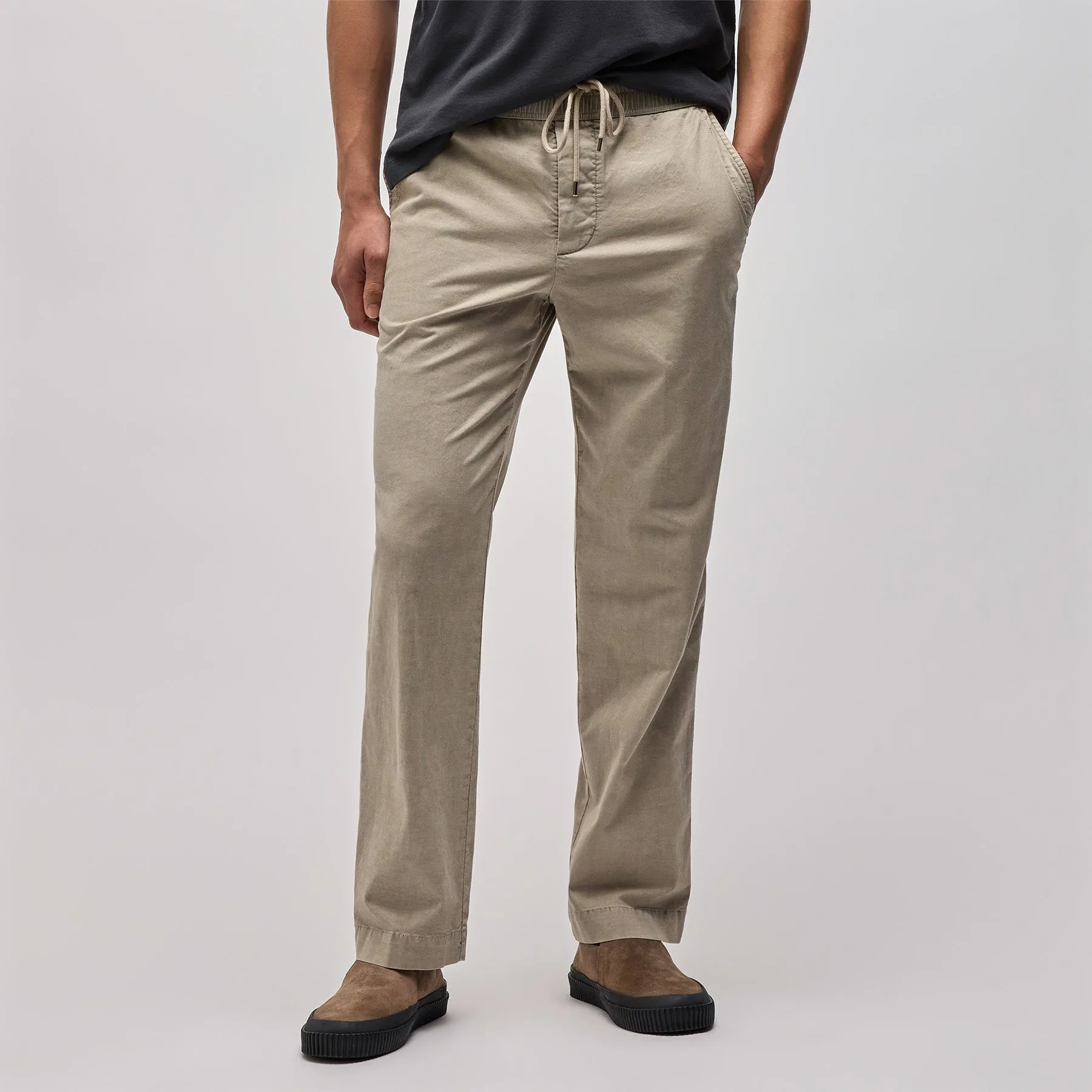 Cotton Linen Work Pant - Mineral Pigment sold by James Perse