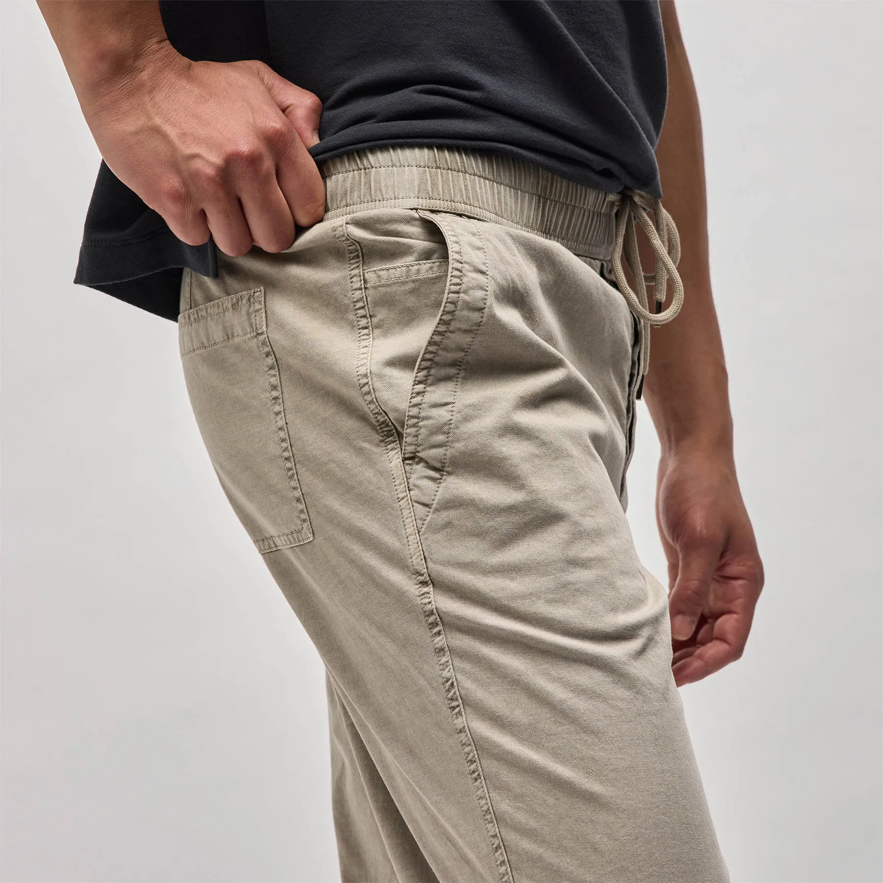 Cotton Linen Work Pant - Mineral Pigment sold by James Perse product image thumbnail 2