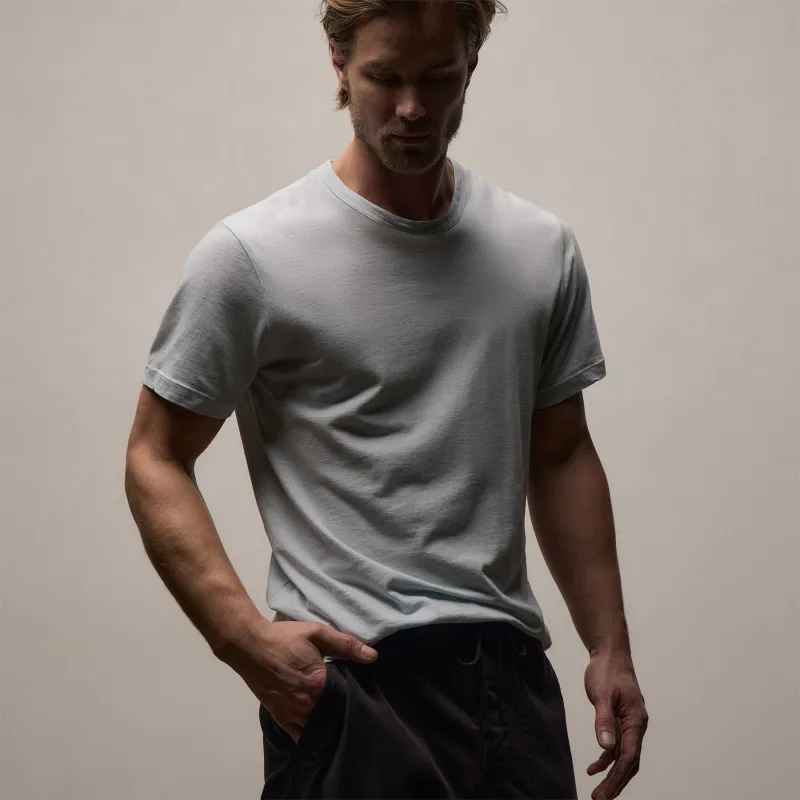 Short Sleeve Crew Neck - Memory Pigment sold by James Perse