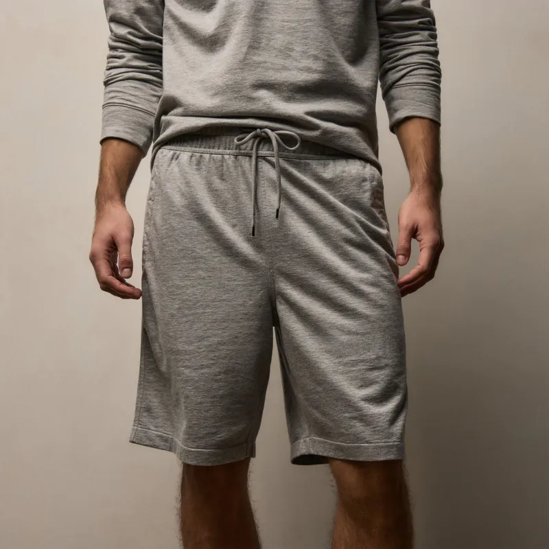 Fine French Terry Short - Heather Grey sold by James Perse