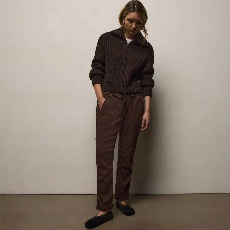 Soft Drape Pant - Porcupine sold by James Perse