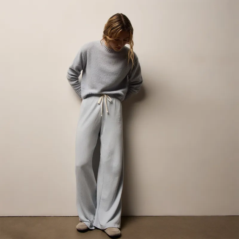 Vintage French Terry Wide Leg Sweatpant - Memory Pigment sold by James Perse