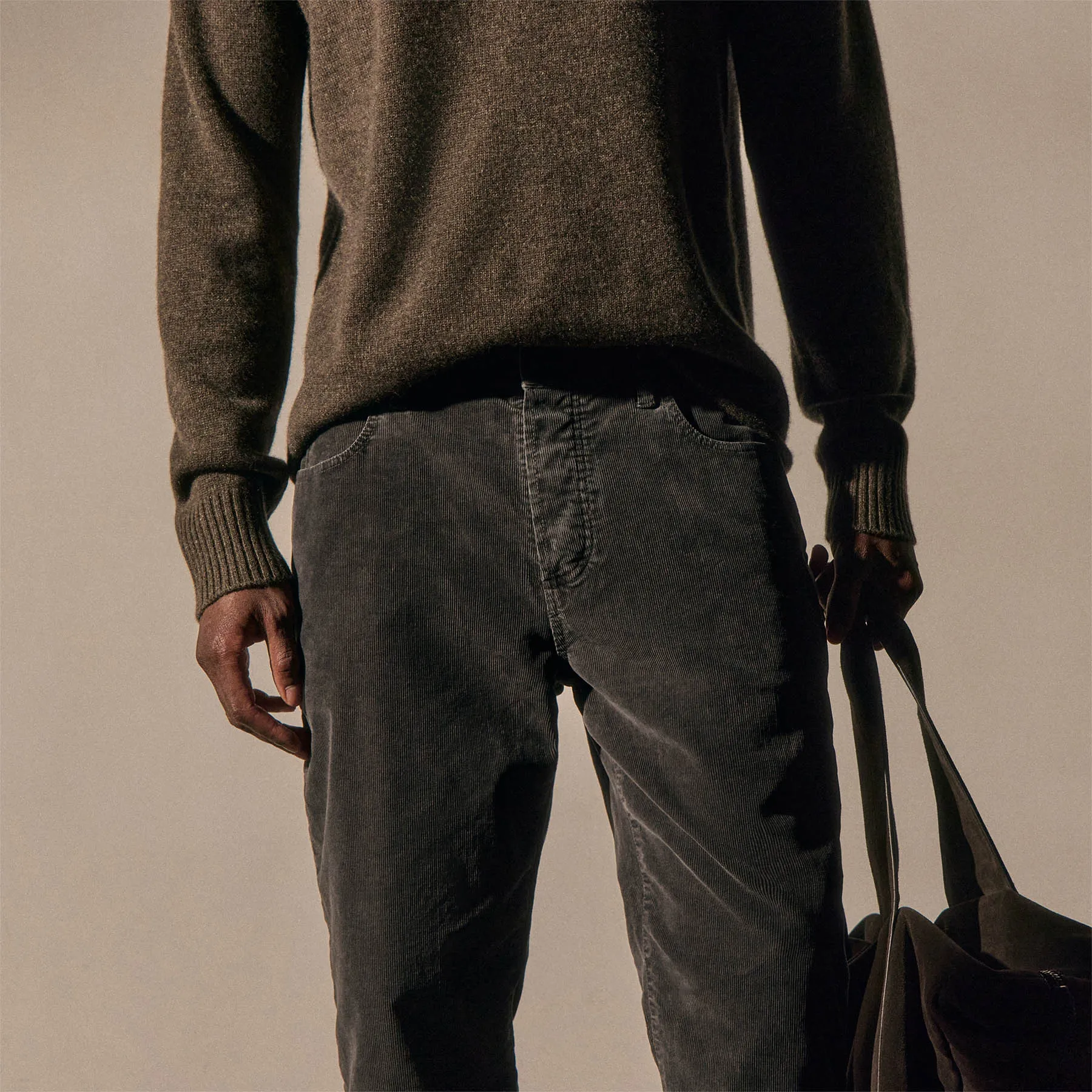 Corduroy 5 Pocket Pant - Magma Pigment sold by James Perse product image thumbnail 3