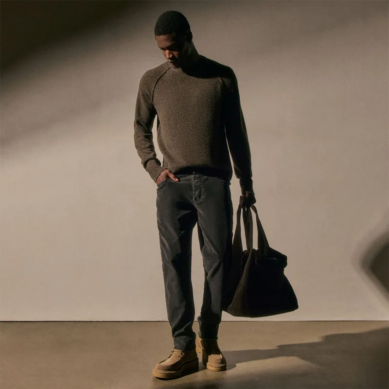 Corduroy 5 Pocket Pant - Magma Pigment sold by James Perse