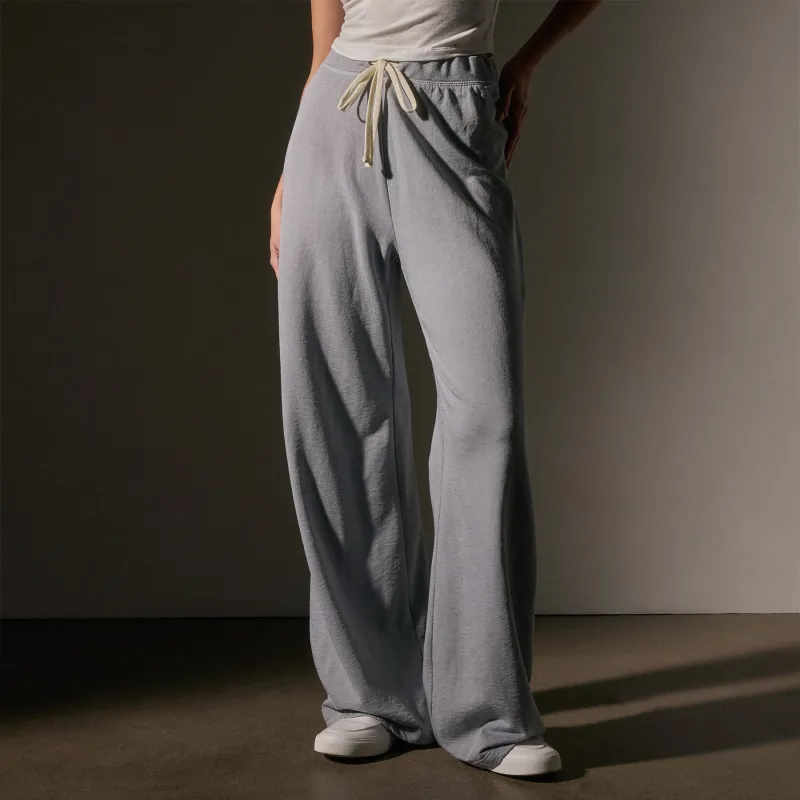 Vintage French Terry Wide Leg Sweatpant - Grey Sky Pigment sold by James Perse
