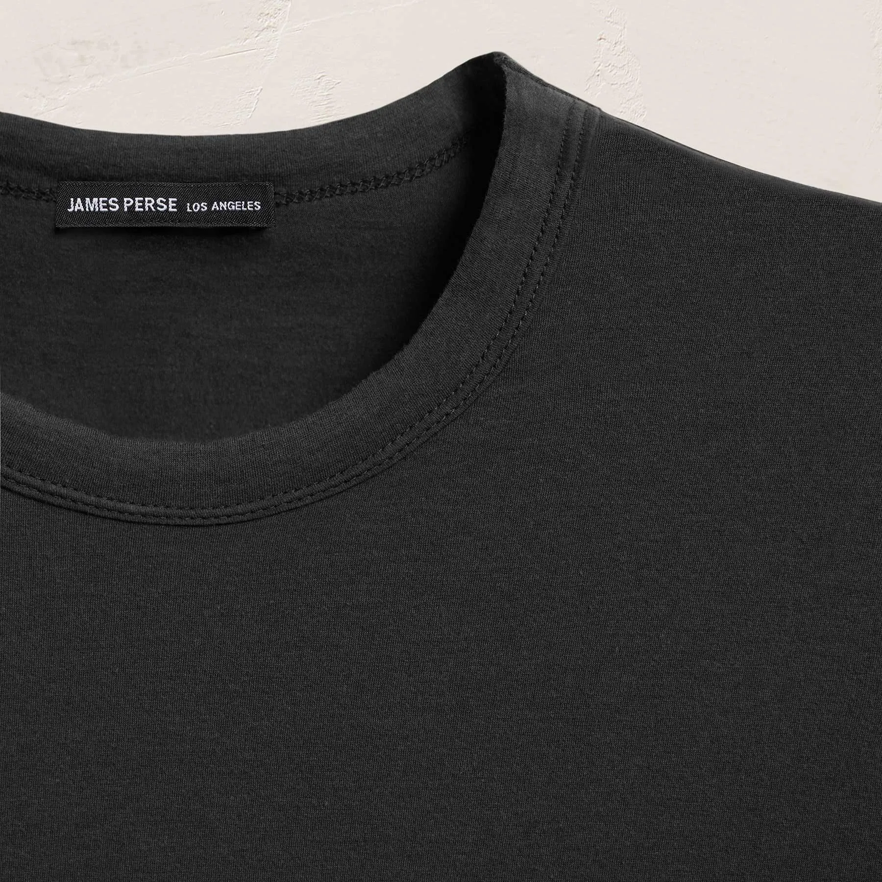 Luxe Lotus Jersey Long Sleeve - Carbon sold by James Perse product image thumbnail 4