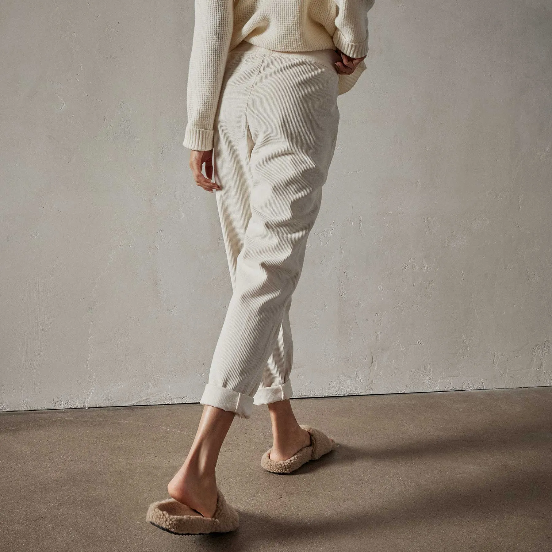 Relaxed Fit Corduroy Pant - Alabaster Pigment sold by James Perse product image thumbnail 4