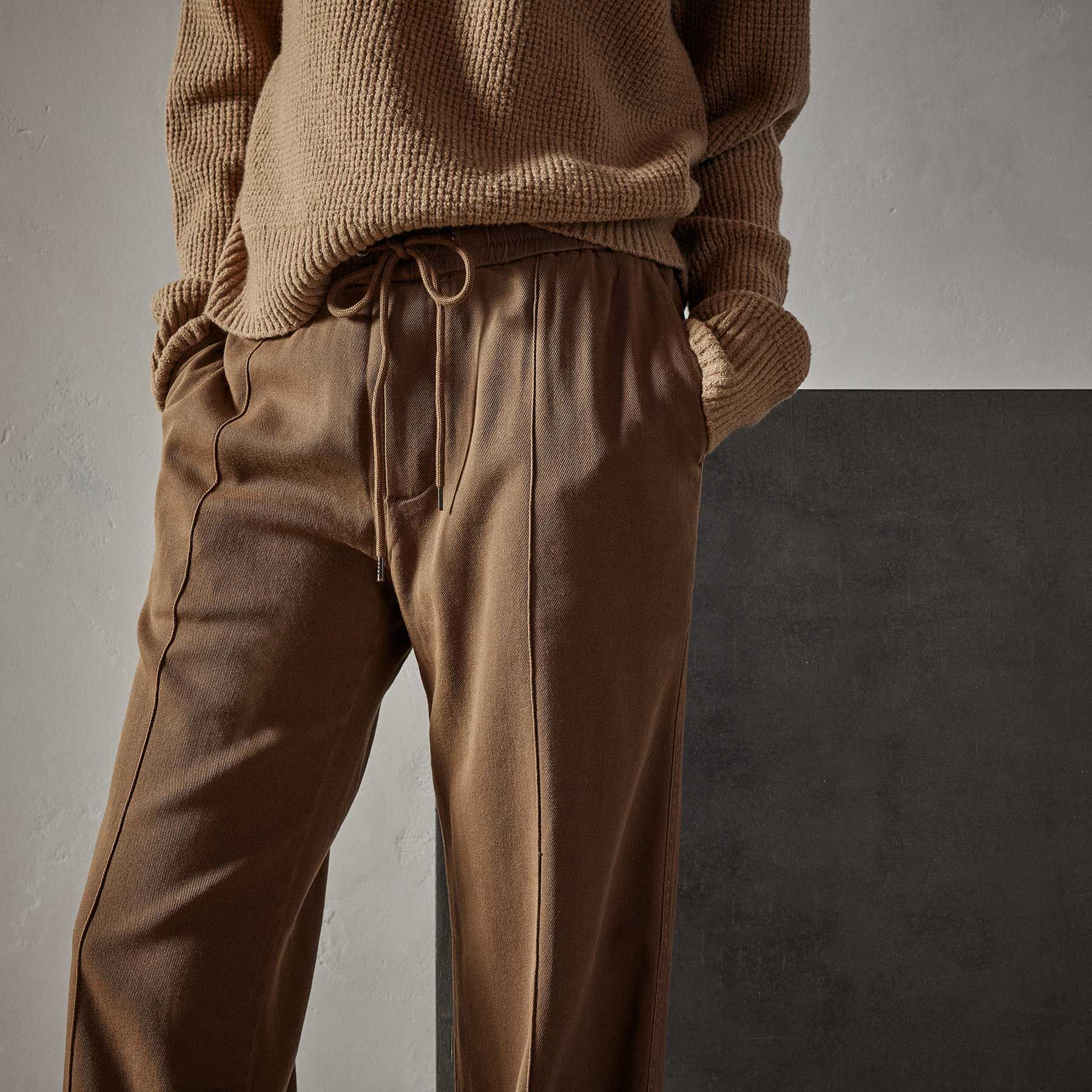 Relaxed Twill Pant - Acorn Pigment sold by James Perse product image thumbnail 4