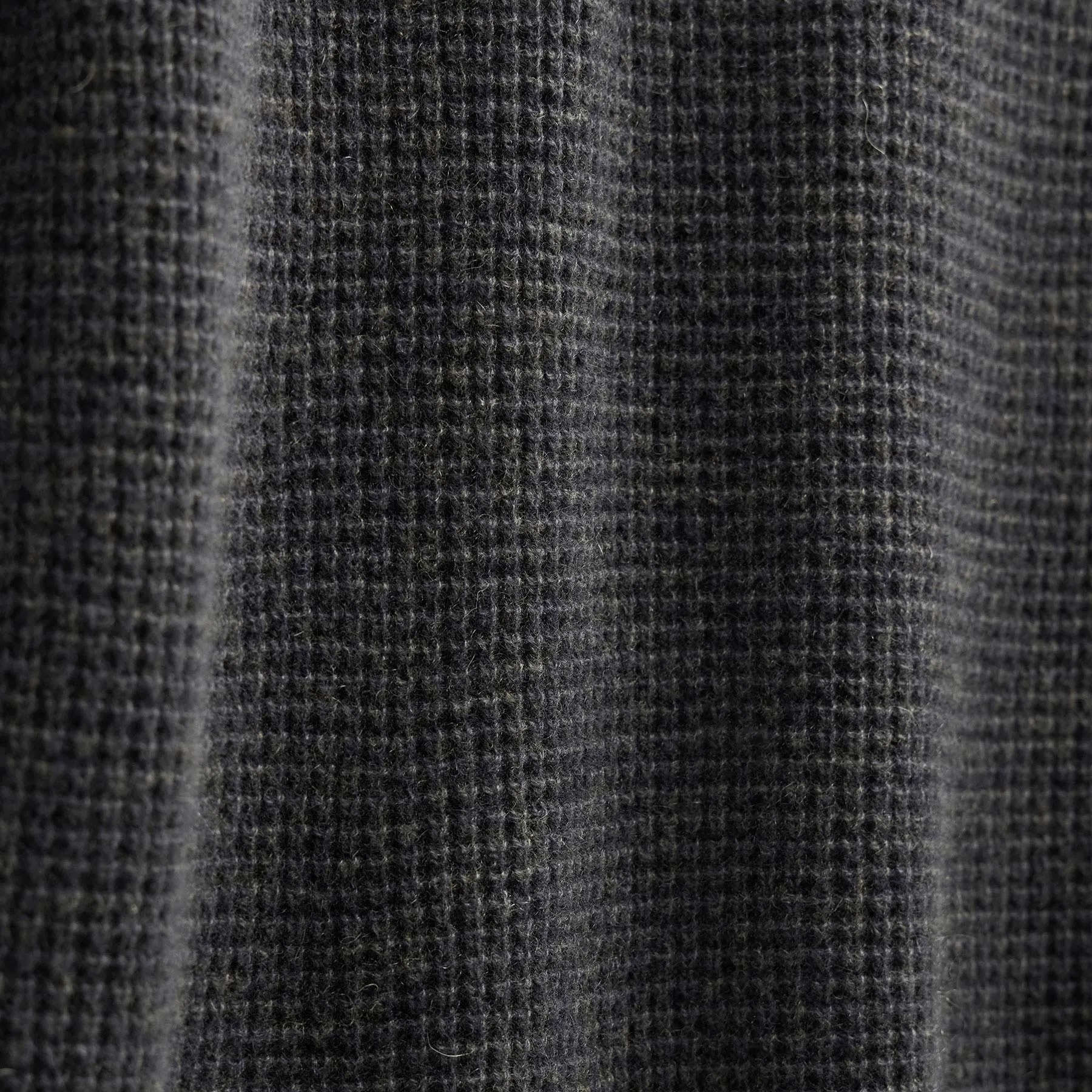 Soft Featherweight Cashmere Waffle Crew - Coal sold by James Perse product image thumbnail 5