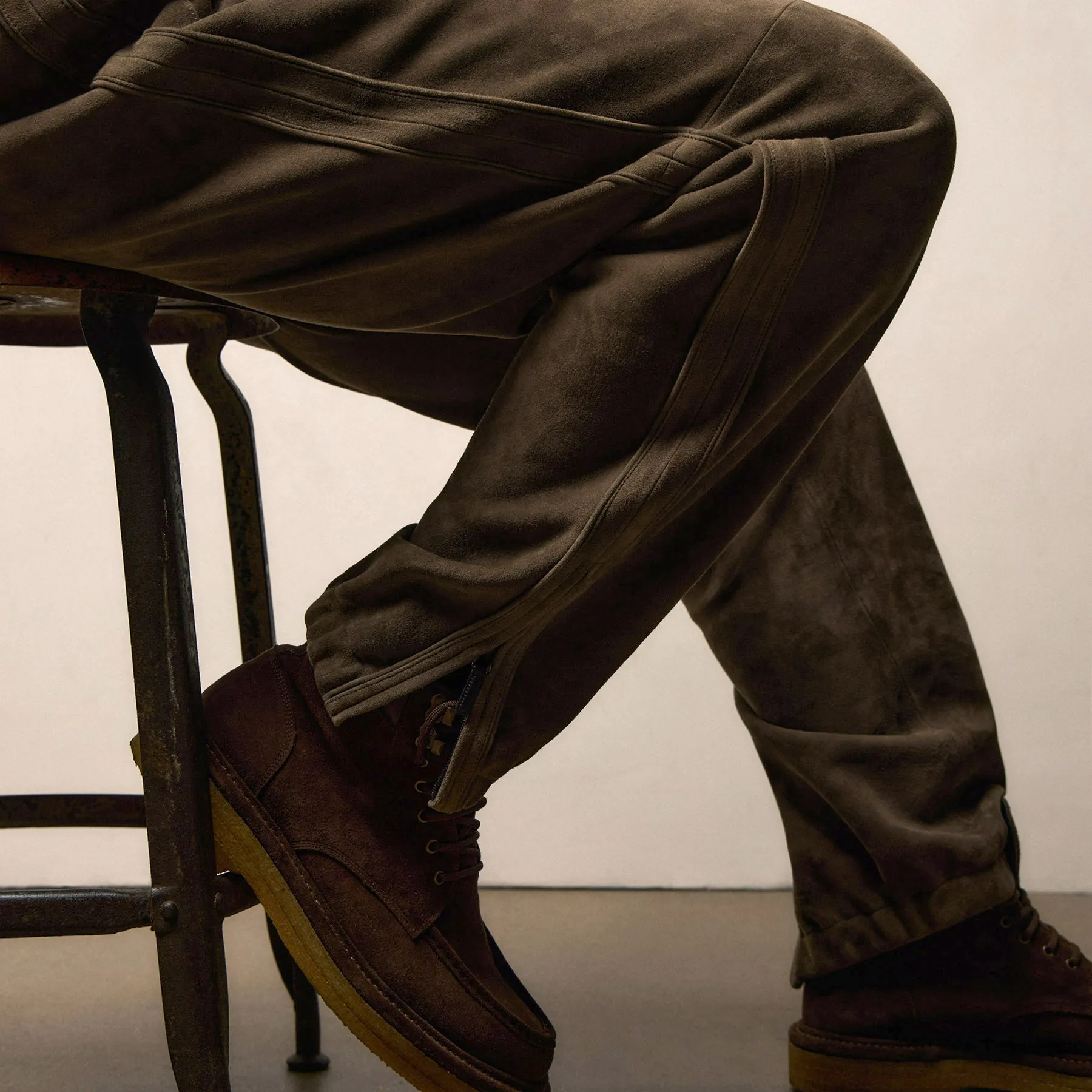 Suede Track Pant - Caribou sold by James Perse product image thumbnail 4