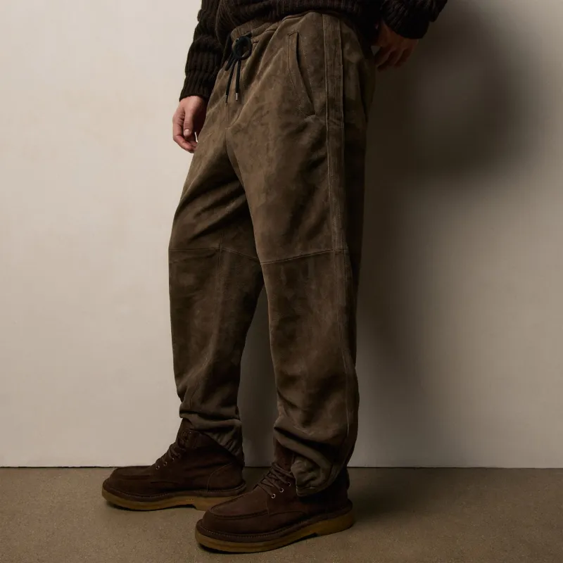 Suede Track Pant - Caribou sold by James Perse