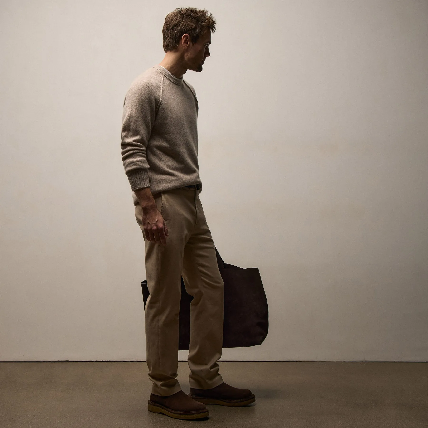 Cashmere Touch 5 Pocket Pant - Light Khaki sold by James Perse product image thumbnail 5